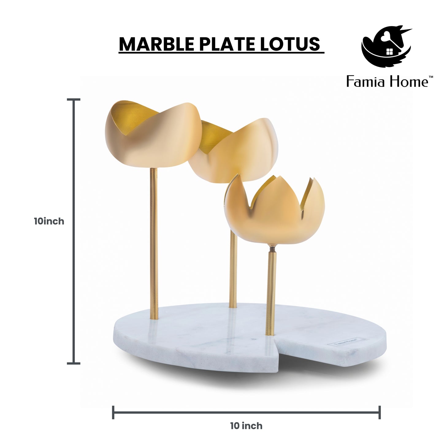 Metal Urli Bowl Stand Set of 3