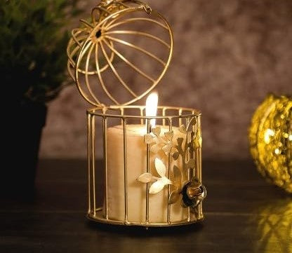 Golden Rose Mini Cages, Set of 2