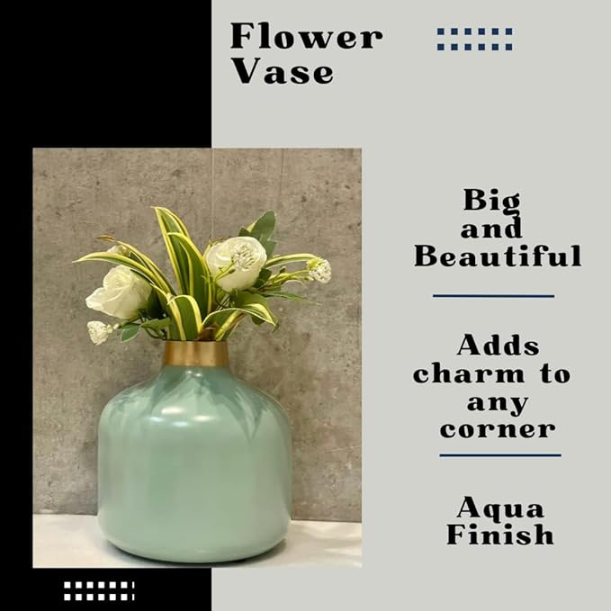 Exclusive Aqua Breeze Unbreakable Flower Vase