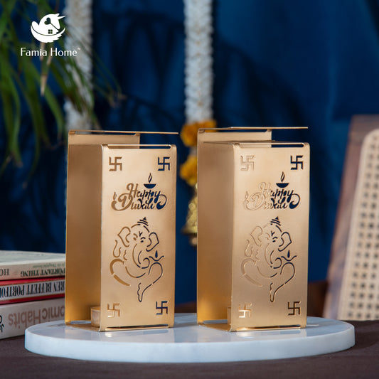 Golden Ganesha Tealight Candles