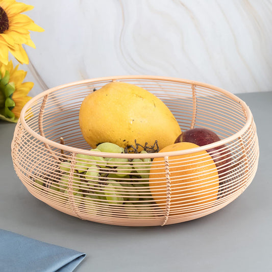 Fruit Wire Basket (Peach)