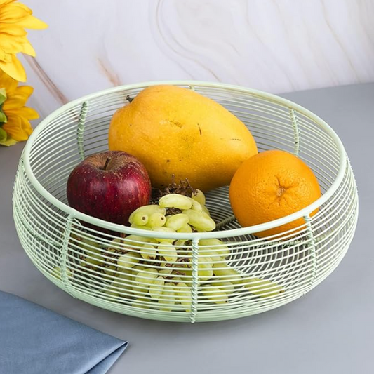 Fruit Wire Basket (Green)